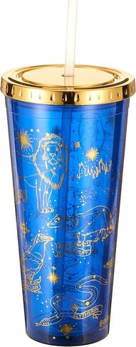 Spoontiques - Harry Potter Tumbler - Solemnly Swear Glitter Cup with Straw - 20 oz - Acrylic - Multicolored in Saudi Arabia