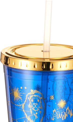 Spoontiques - Harry Potter Tumbler - Solemnly Swear Glitter Cup with Straw - 20 oz - Acrylic - Multicolored in Saudi Arabia
