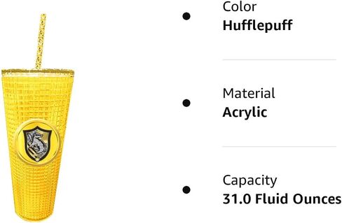 Spoontiques - Harry Potter Tumbler - Solemnly Swear Glitter Cup with Straw - 20 oz - Acrylic - Multicolored in Saudi Arabia
