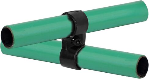 10 عبوات من مشبك الأنابيب العمودي الأسود، مشابك متقاطعة 90 درجة من الصلب، مجموعة وصلات تقاطع فولاذية تناسب 1.1 بوصة (28 مم) أنبوب OD لمحطة العمل الخالية من الدهون، والأرفف، وسمك 2.3 مم in Kuwait