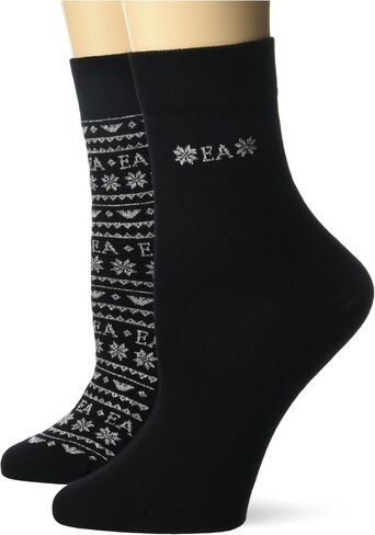Emporio Armani Women's 2 Pack Short Socks in Saudi Arabia