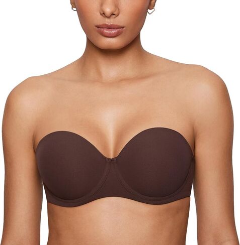 Women's Inbarely Plus Strapless Bra Anti-Slip Sexy Underwire Seamless Full Coverage Lightly Lined Bras in Kuwait