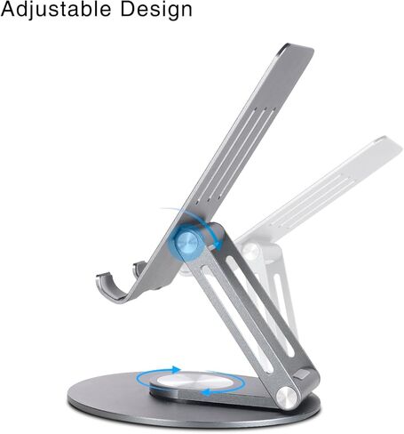 DOOGEE Tablet Stand Adjustable Foldable Desktop Higher Strength,Compatible Tablet and Other Tablets in Saudi Arabia