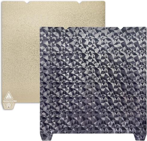 لوحة بناء مزدوجة الجانب من PEI PET لـ Creality K1 K1C، منصات سرير طابعة ثلاثية الأبعاد مقاس 235 × 235 مم لـ Ender 3 S1، Ender 5 S1، Ender 3 V3 KE/SE، سرير طباعة فولاذي زنبركي بدون قاعدة مغناطيسية in Kuwait