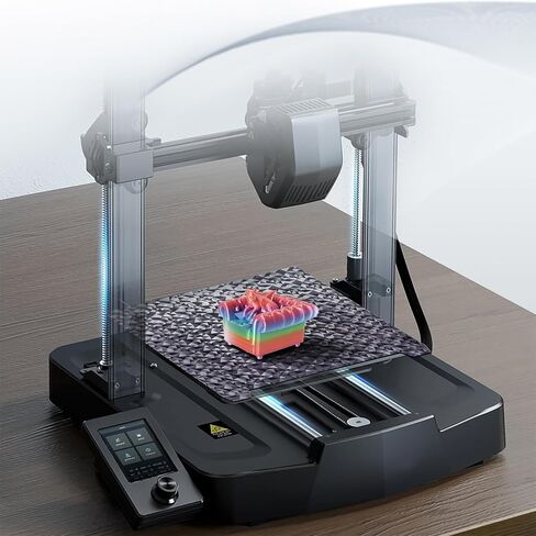 لوحة بناء مزدوجة الجانب من PEI PET لـ Creality K1 K1C، منصات سرير طابعة ثلاثية الأبعاد مقاس 235 × 235 مم لـ Ender 3 S1، Ender 5 S1، Ender 3 V3 KE/SE، سرير طباعة فولاذي زنبركي بدون قاعدة مغناطيسية in Kuwait