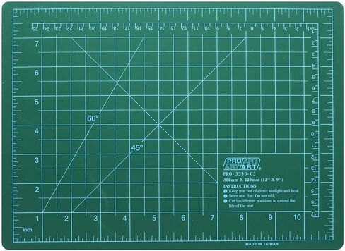 PRO ART, 12-inch x 18-inch Cutting Mat, Translucent White in Saudi Arabia