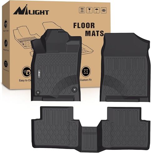 Nilight TPE Floor Mats for Honda Civic Coupe/Sedan/Type R 2016-2021,Civic Hatchback 2017 2018 2019 2020 2021,All Weather Custom Fit Heavy Duty Floor Liners in Saudi Arabia
