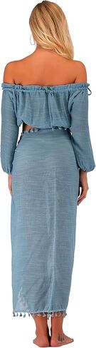 Blue Swimwear Cover Up net sarong,Sexy Fashion Beach Hand Crochet Shawl Capelet Triangle Fishnet Net Skirt.(SJJ40) in Kuwait