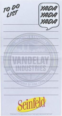 Seinfeld to Do List Notepad | Seinfeld Gifts Daily Planner in Saudi Arabia