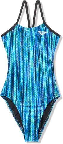 TYR Girls' Swanback Athletic One Piece Swimsuit in Saudi Arabia