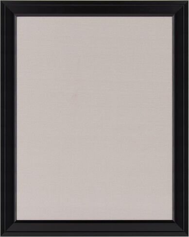 Bosc Framed Gray Linen Fabric Pinboard, 23.5x29.5, White in Saudi Arabia