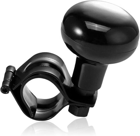 gunhunt Pack-1 Steering Wheel Knob Spinner, Car Steering Wheel Spinner Knob, Universal 360 Degrees Rotation Steering Wheel Knob, Adjustable Power Steering Ball (Black) in Saudi Arabia