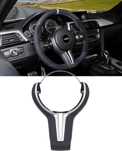 غطاء عجلة القيادة M-Sport من ألياف الكربون بديل لغطاء F30 F34 F10 F22 F06 F32 F33 F36 F22 F20 M2 F87 M3 F80 M4 F82 M5 M6 F12 F13 X5M F15 X6M F16 (لهيكل سلسلة F) in Kuwait