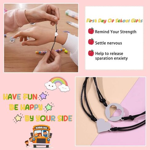 Ithmahco Back To School Bracelet Mommy And Me, First Day Of School Bracelet, Mommy And Me Bracelets, Back To School Bracelet Mommy And Me, Back To School Gifts, First Day Of Kindergarten Gift in Saudi Arabia