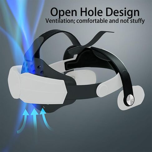 Adjustable VR Head Strap Compatible with Meta/Oculus Quest3, Enhanced Comfort & Gaming Immersion Reduce Head Pressure in VR (419) in Saudi Arabia