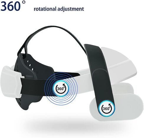 Adjustable VR Head Strap Compatible with Meta/Oculus Quest3, Enhanced Comfort & Gaming Immersion Reduce Head Pressure in VR (419) in Saudi Arabia