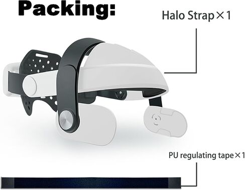 Adjustable VR Head Strap Compatible with Meta/Oculus Quest3, Enhanced Comfort & Gaming Immersion Reduce Head Pressure in VR (419) in Saudi Arabia
