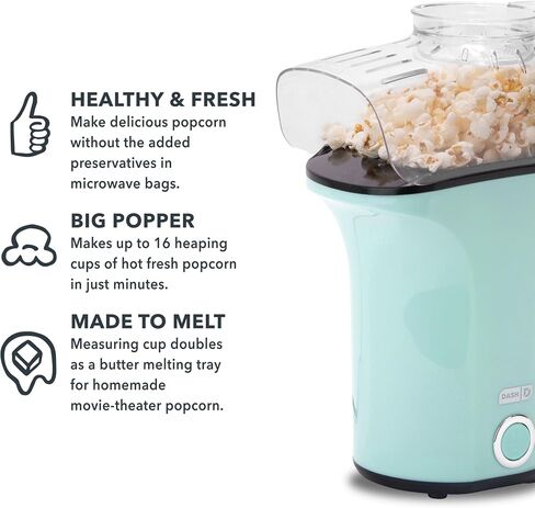 Dash DAPP150GBRD04 Dash Popcorn Machine, Red in Saudi Arabia