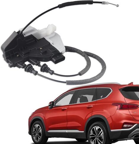 Passenger Side Power Door Lock Actuator Compatible with Hyundai Santa Fe 2013-2019 Replacement Front Right Door Lock Lacth Assembly 81320-2W010 in Saudi Arabia