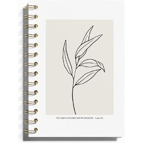 Bible Notebook, Prayer Journal - Christian Gifts Journal, Bible Verse Notebook, Daily Prayer Journal, Bible Notebooks for Note Taking, Christian Notebook for Women, 5.5x8.3 Inches