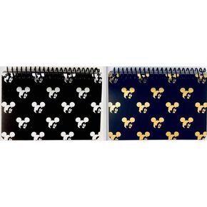MICKEY MOUSE BLACK SPIRAL AUTOGRAPH BOOKS - (2 Books Set) (SMALLHEAD)