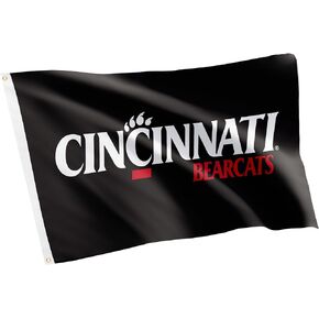 Desert Cactus University of Cincinnati Flag Bearcats UC Flag Banners 100% Polyester Indoor Outdoor 3x5 feet Flags (Style F)