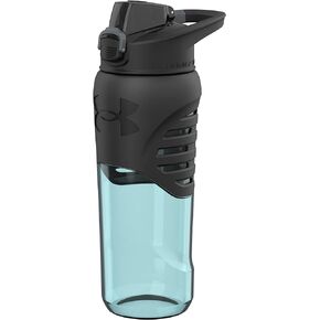 Under Armour 24oz Grip Water Bottle, Pro Lid Cover, Silicone Body Grip, Shatter Proof, Stain & Odor Resistant