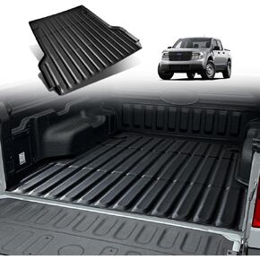 Muslogy All Weather Floor Mats Liner Compatible with Ford Maverick Hybrid 2024 2023 2022 Floor Mats TPE All Weather Floor Liners Heavy Duty Rubber Anti-Slip 1st & 2nd Row Set (Not Fit Gasoline)