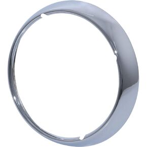 7" Metal Black Headlight Head Light Bezel Headlamp Decorate Trim Ring Cover for Harley Touring Road King Electra Street Glide FLHT FLHR