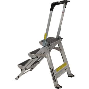 Louisville ladder Foot Step Stool, 300-Pound Capacity L-2011-02 Stocking stepstool, 2-feet, Silver in Saudi Arabia