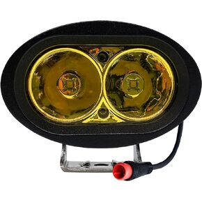 E-Bike High Output LED Headlight Neon Fluorescent Yellow Offroad DRL 60V