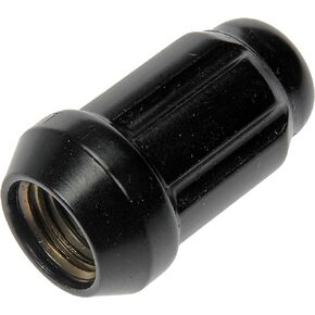 Dorman 711-315A Black Spline Drive Wheel Nut - M12-1.50 Compatible with Select Models, 4 Pack