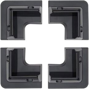 Spartan Power ABS Drill Free Solar Panel Mount 6 Piece (White) Great for RV's, Vans, Trailers, Buses, Skoolies, Boats