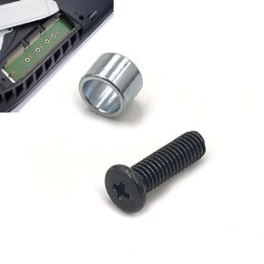 Replacement for 1PC PS5 SSD Screw & Ring & Cross Screwdriver Suitable with PS5 Console SSD, Playstation 5 Games Console Solid State Drive, Repair Spare Parts Accessories Kit(1 Screw+Driver)