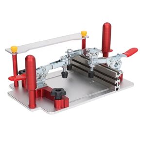 Coping Sled, High Security 144.5 Mm Maximum Clamping Width Aluminum Alloy 0-48 Mm Clamping Range Clean Cutting Milling Table Coping Sled for Carpentry