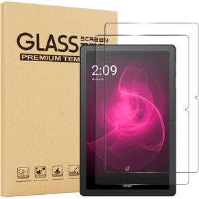 2-Pack Screen Protector For TCL Tab Pro 5G 10.36 Inch (TCL-9198S) / TCL TABMAX 10.4 inch (9296Q) / Revvl Tab 5G 10.36" Tablet - Tempered Glass Film High Definition 9H Hardness