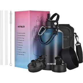 32oz Water Bottle with Paracord Handle & Carrier Bag &Silicone Boot, Double Wall Vacuum Stainless Steel Insulated Jug with Sleeve,Straw Spout Flip Lids, Large Sports Flask Keep Cold & Hot in Saudi Arabia