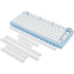 YMDK 133 Key Carbon PBT Double Shot Side-lit Shine Through Backlit keycaps OEM Profile for MX Mechanical Keyboard 108 96 87 NJ80 KBD67 ID80 84 68 64 in Kuwait