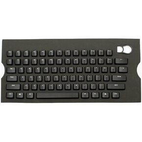 Max Keyboard Universal Translucent Cherry MX Full Keycap Set (Black Translucent - Front Side Print)