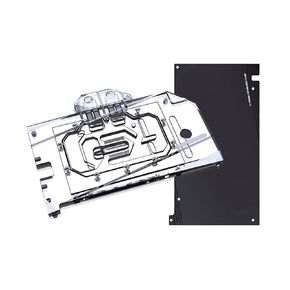 Copper GPU Water Cooling Block GPU Waterblock with Backplate for Asus ROG Strix GeForce RTX4070 Ti O12G Gaming (5V)