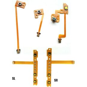 ZL ZR L SL SR Button Ribbon Flex Cable Replacement for Nintendo Switch Joy-Con Controller Repair Kit (L ZL ZR SL SR)
