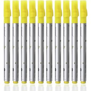 Black Glass Board Dry Erase Markers Pens,White Chalk Markers for Chalkboards, Signs, Windows, Blackboard,Glass,Reversible Dual-Tip Design Glass Blackboard Pens(White, 10 Pack)