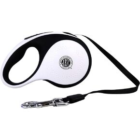 American Kennel Club Retractable Tangle-Free Dog Leash, 16.4ft, for Dogs up to 66 lbs, Ergonomic Non Slip Grip, One-Handed Braking System