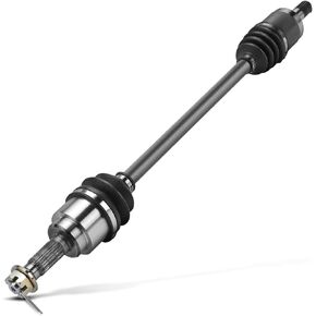 A-Premium Pair (2) Rear CV Axle Shaft Assembly Compatible with Honda Big Red 700 2009 2010 2011 2012 2013, 4x4 Models, Driver and Passenger Side, Replace# 42350-HL1-A01