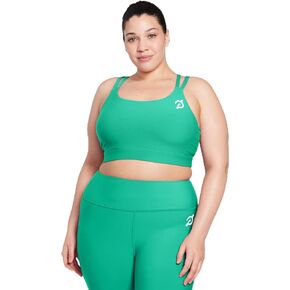 Peloton Padded Strappy Sports Bra, Low-Medium Support Activewear for Women for Daily Workouts or Casual Wear