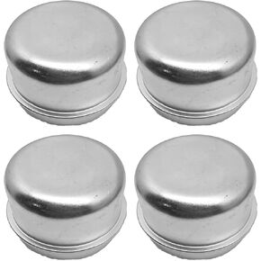 4pcs Trailer 2" - Grease Cover Dust Cap Axle Wheel Hub, Replacement 2000 lbs 3,500 lb Capacity Trailer Axle - Press Fit for Non-Lube Axles