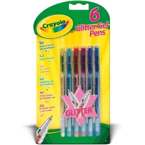 Crayola Glitter Gel Pens, Pack of 6