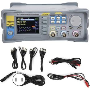 3-Channel High Exactness Signal Generator, Arbitrary Waveform Signal Generator Frequency Meter 250MSa / s 4 TTL Level Output (FY8300S-20M US)