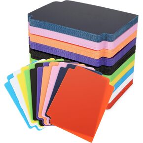 150 قطعة من فواصل بطاقات التداول، فواصل صفحات بطاقات التداول متعددة الألوان، فاصل بطاقات اللعب المتجمد مع علامات تبويب، بطاقات مقسمة بلاستيكية، فواصل بطاقات البيسبول للألعاب الرياضية، 3.8 × 2.7 بوصة in Kuwait