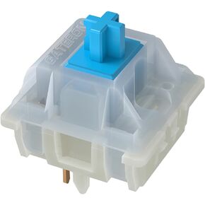 Gateron Milky Yellow Switches Mechanical Keyboard Silent Linear Switches 5pins for All MX Mechanical Keyboard(72 Pcs, Yellow)